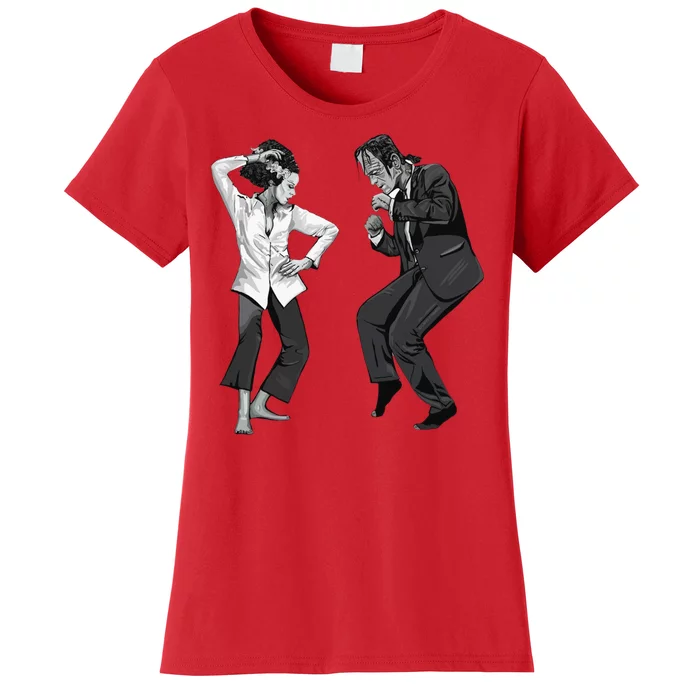 Pulp Frankenstein Dancing Monster Women's T-Shirt