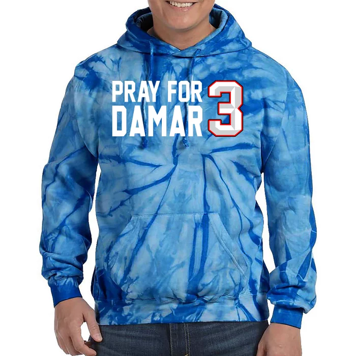 Pray For Damar Love For 3 Show Love It Costs Nothing Tie Dye Hoodie