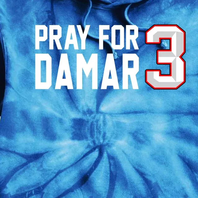 Pray For Damar Love For 3 Show Love It Costs Nothing Tie Dye Hoodie