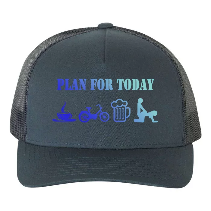 Plan For Day Moped Moped Driver Gift Yupoong Adult 5-Panel Trucker Hat