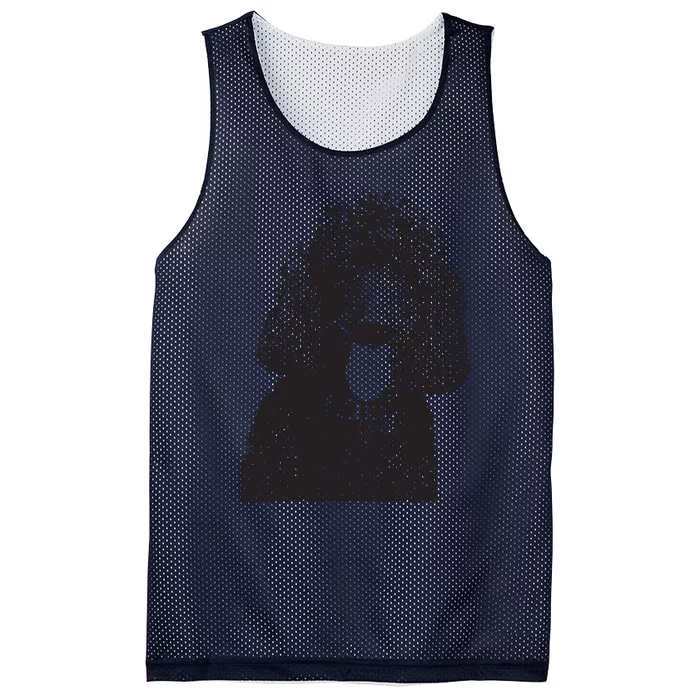 Poodle Face Dog Mom Or Dad Christmas Gift Mesh Reversible Basketball Jersey Tank