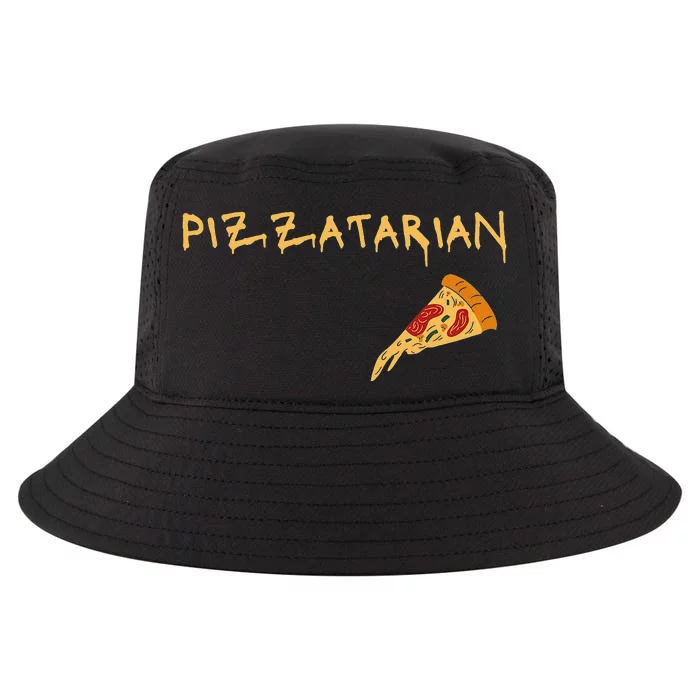 Pizzatarian funny design for Pizza Lovers Cool Comfort Performance Bucket Hat