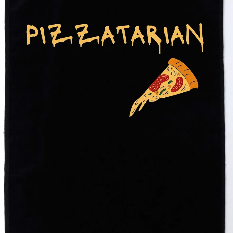 Pizzatarian funny design for Pizza Lovers Platinum Collection Golf Towel