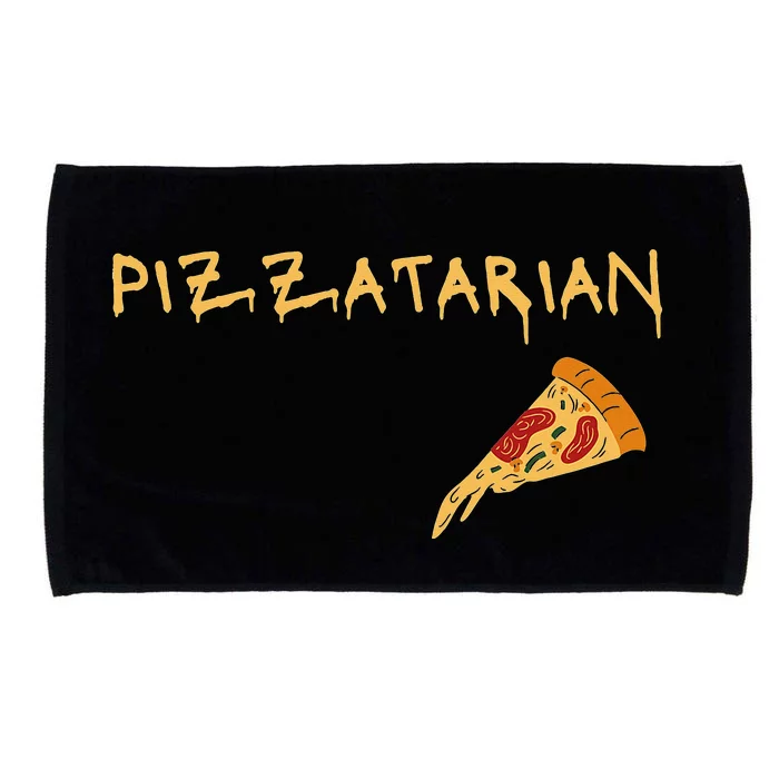 Pizzatarian funny design for Pizza Lovers Microfiber Hand Towel