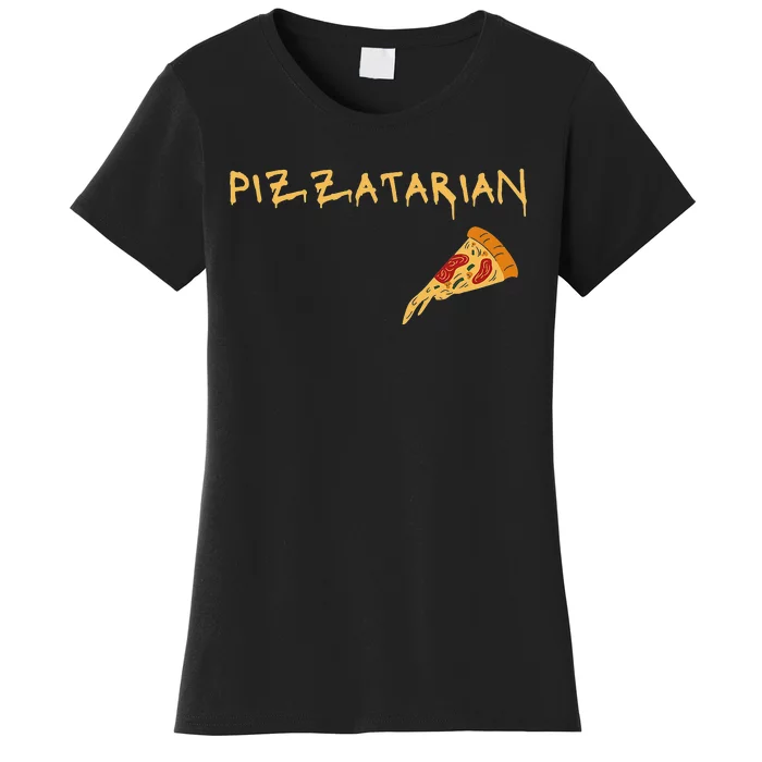 Pizzatarian funny design for Pizza Lovers Women's T-Shirt