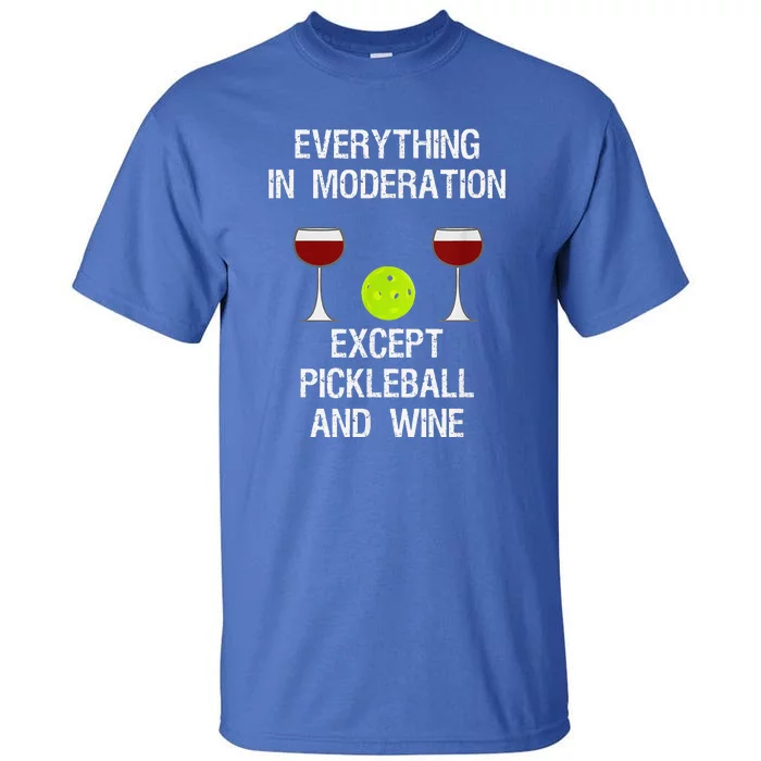 Pickleball Funny Dinking Problem Vintage Tall T-Shirt