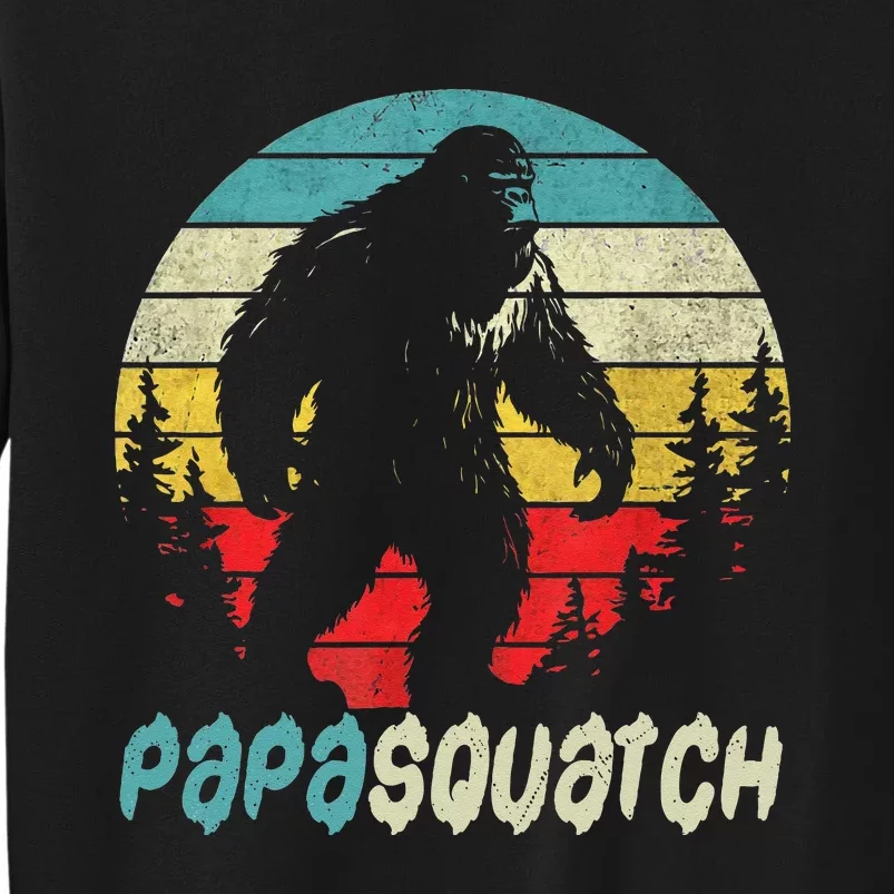 Papasquatch Father's Day Bigfoot Sasquatch Papa Gifts Sweatshirt