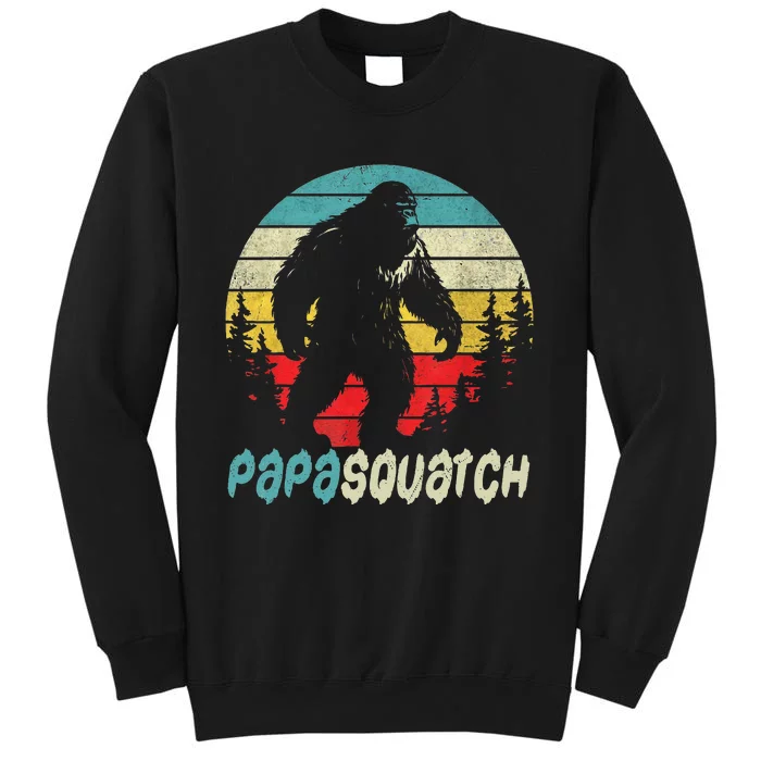 Papasquatch Father's Day Bigfoot Sasquatch Papa Gifts Sweatshirt