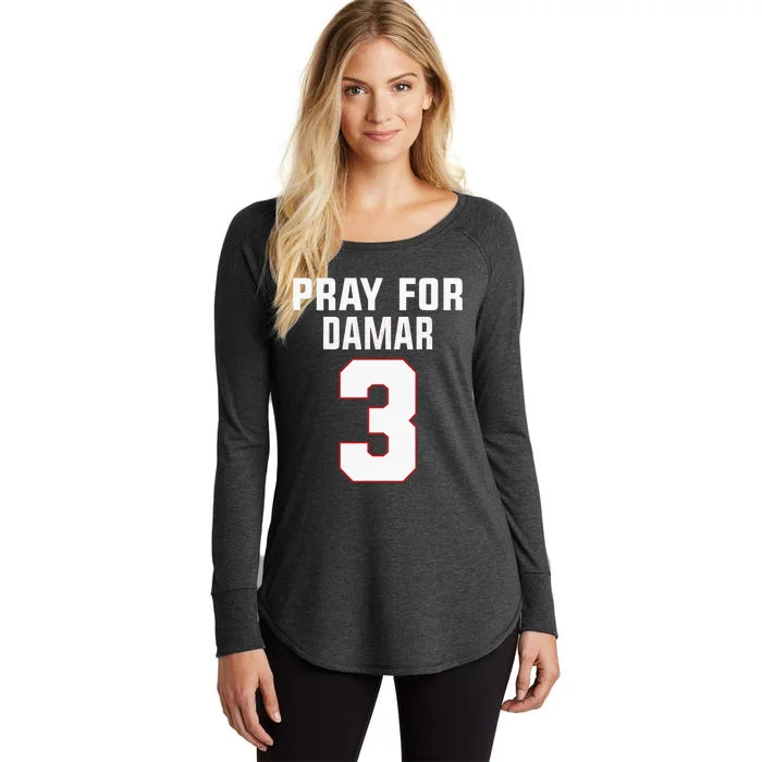 Pray For Damar 3 Buffalo Love For 3 Women's Perfect Tri Tunic Long Sleeve Shirt