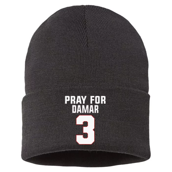 Pray For Damar 3 Buffalo Love For 3 Sustainable Knit Beanie