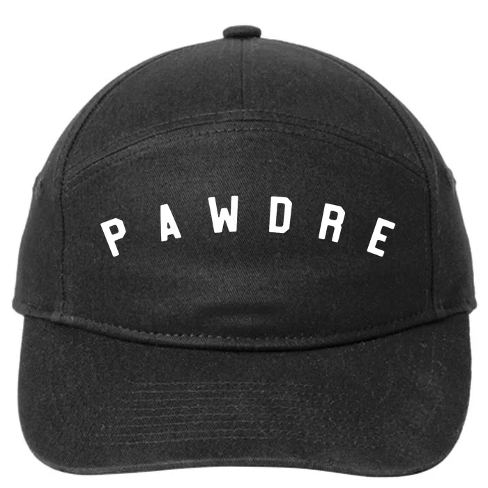 Pawdre Funny Dog Dad 7-Panel Snapback Hat