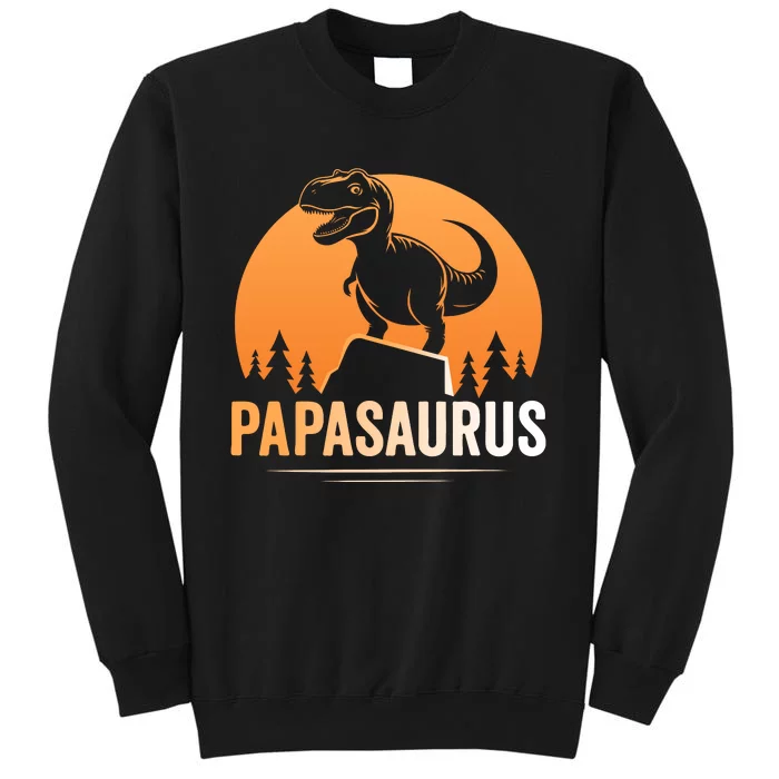 Papasaurus FatherS Day Graphic Sweatshirt