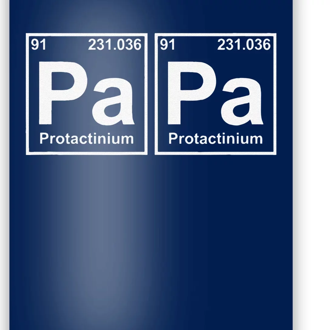 PaPa Fathers Day Science Chemistry Periodic Table Poster