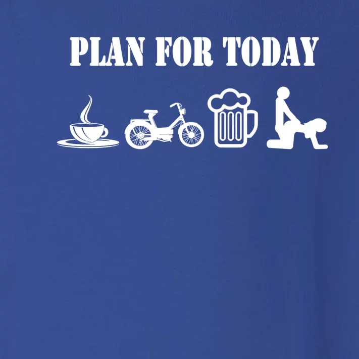 Plan For Day Moped Moped Driver Meaningful Gift Toddler Long Sleeve Shirt