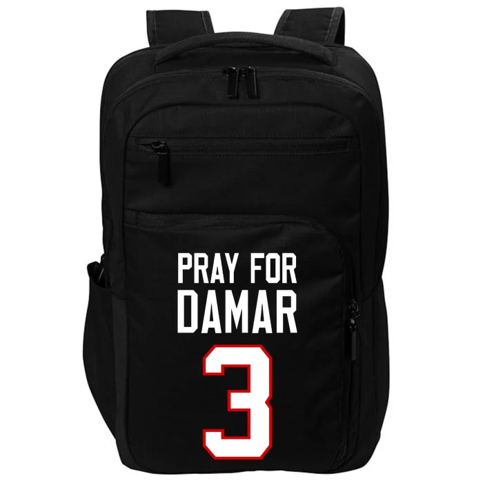 Pray For Damar 3 Damar Hamlin Support Damar Love For Damar Lover Impact Tech Backpack