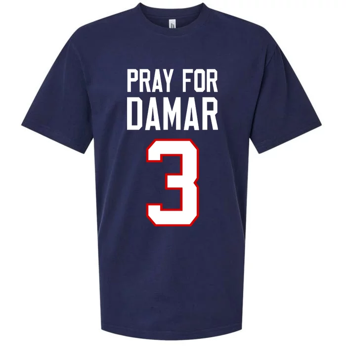 Pray For Damar 3 Damar Hamlin Support Damar Love For Damar Lover Sueded Cloud Jersey T-Shirt