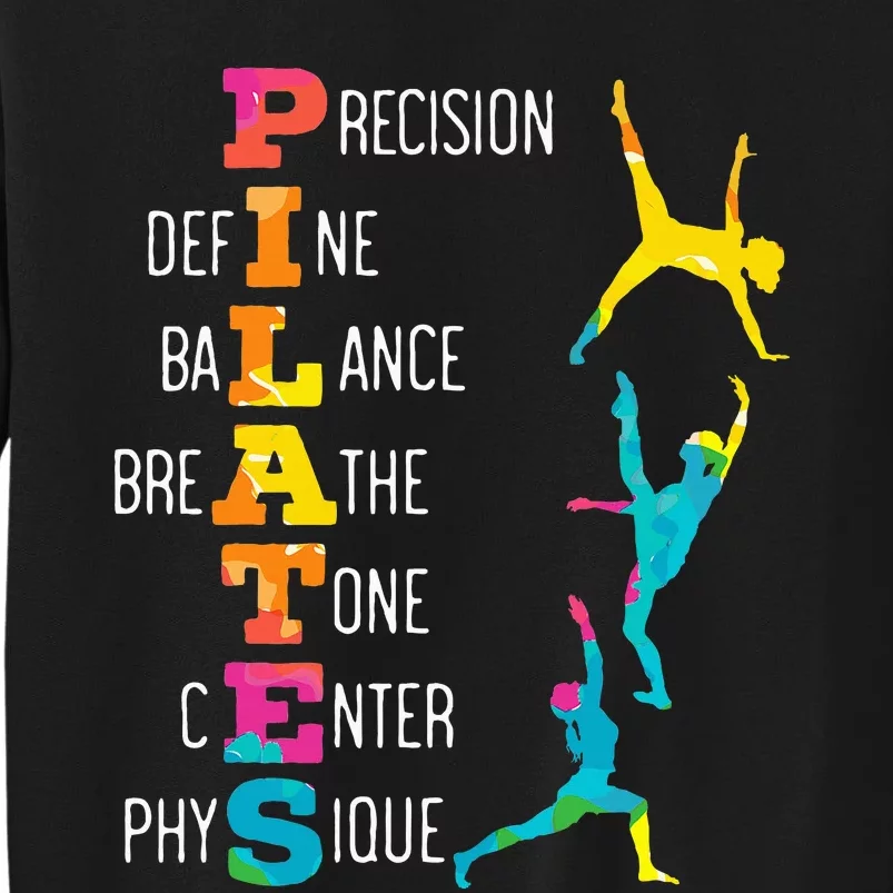 Pilates Fitness Exercise Training Contrology Meditation Tall Sweatshirt