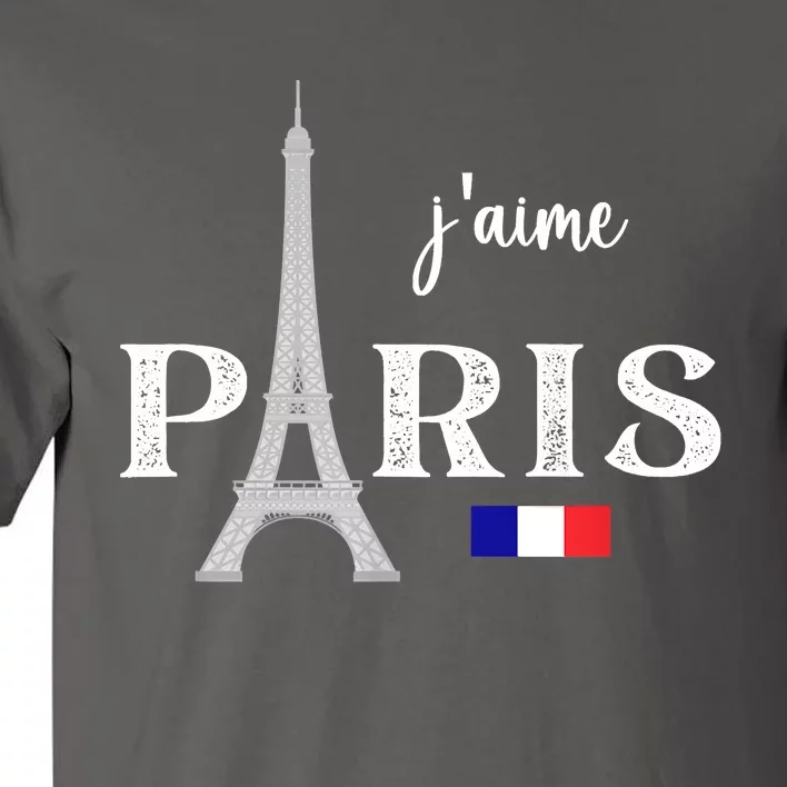 Paris France Eiffel Tower Souvenir Tall T-Shirt