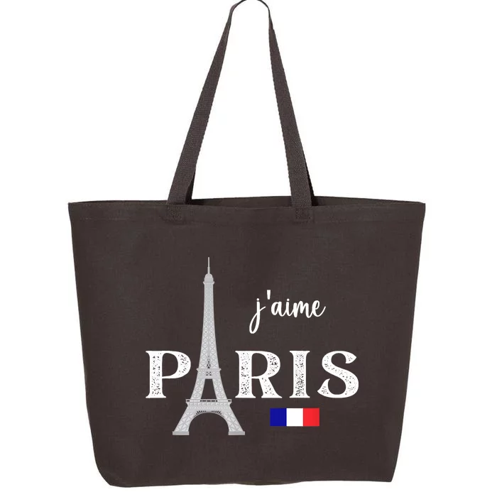 Paris France Eiffel Tower Souvenir 25L Jumbo Tote