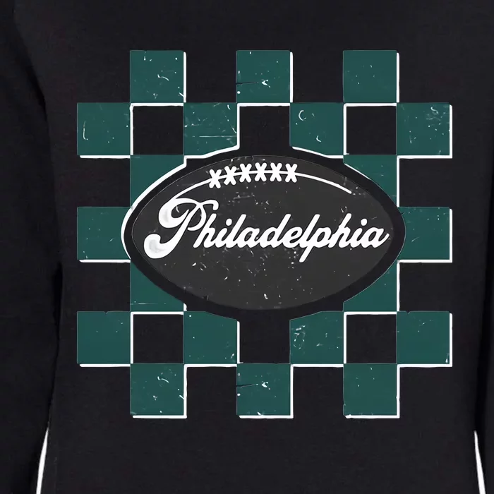 Philadelphia Football Eagle Football Philadelphia Football Champion Retro Womens California Wash Sweatshirt