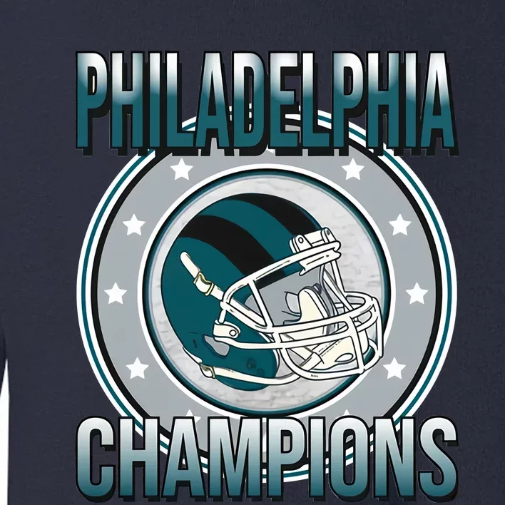 Philadelphia Football Eagle Football Philadelphia Football Champion Toddler Sweatshirt