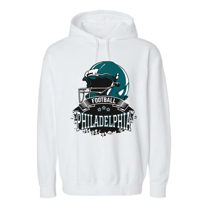 Philadelphia Football Eagle Football Philadelphia Football Champion Garment-Dyed Fleece Hoodie