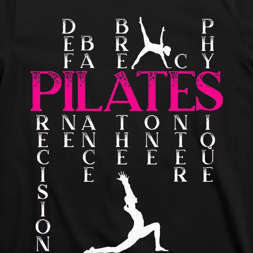 Pilates Fitness Exercise Training Contrology Meditation T-Shirt