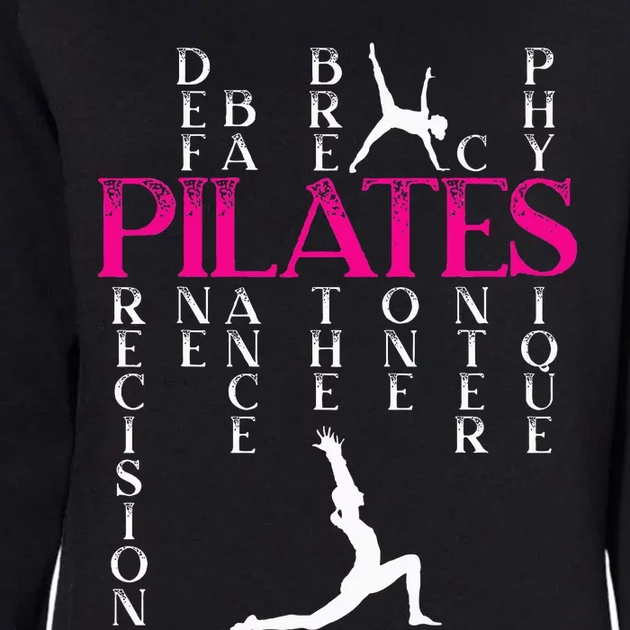 Pilates Fitness Exercise Training Contrology Meditation Womens California Wash Sweatshirt