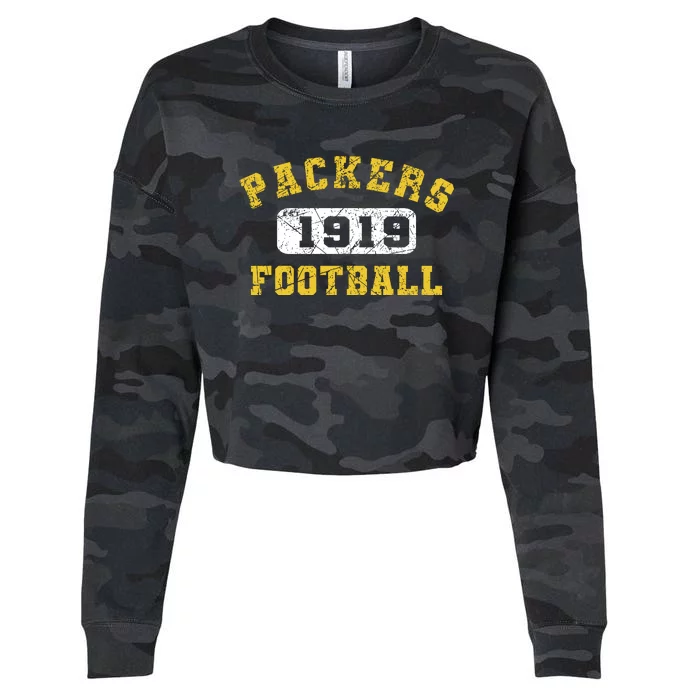 Packer Football Est 1991 Shirt Cropped Pullover Crew