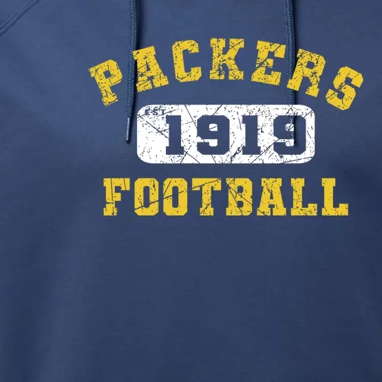 Packer Football Est 1991 Shirt Performance Fleece Hoodie