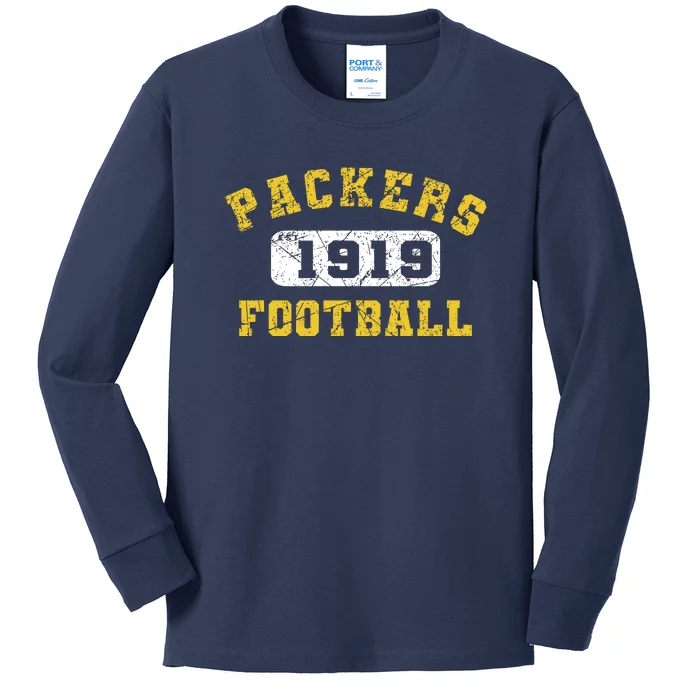 Packer Football Est 1991 Shirt Kids Long Sleeve Shirt