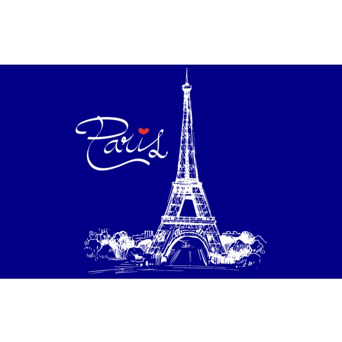 Paris France Eiffel Tower I Love Paris French Souvenir Gift Bumper Sticker