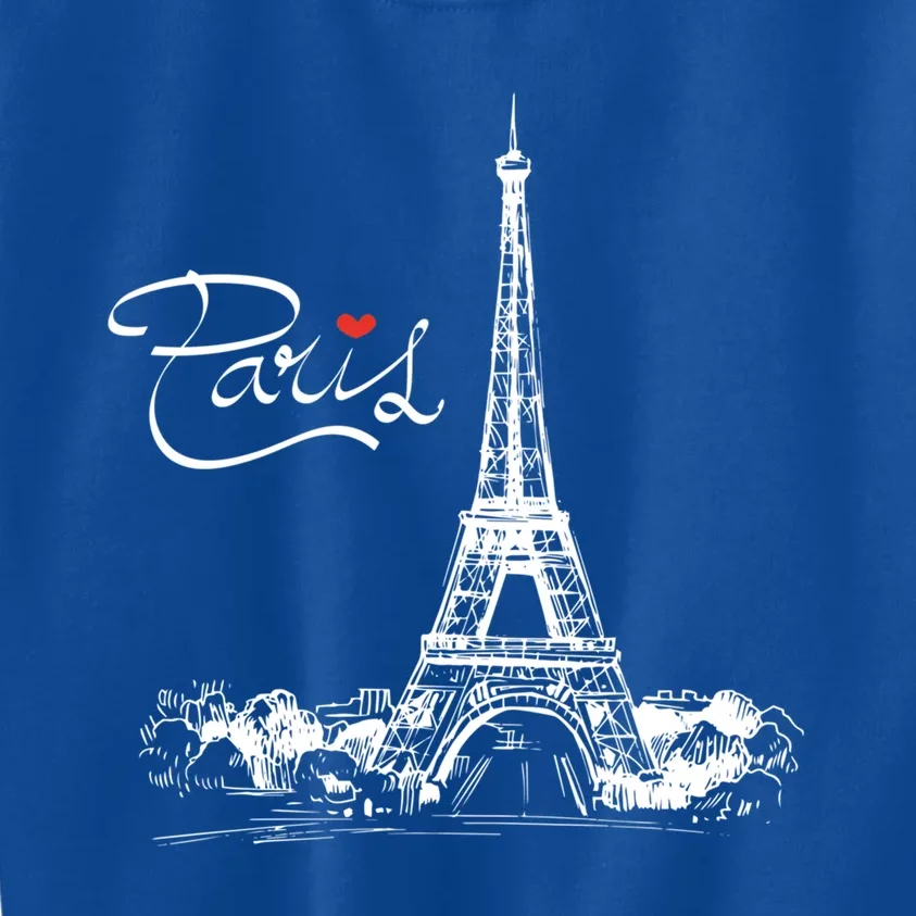 Paris Eiffel Tower Small Canvas Tote Bag, French Souvenir Gift