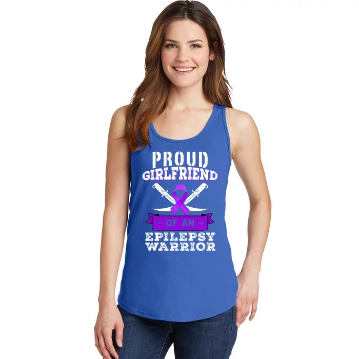 Proud Friend Epilepsy Warrior Seizure Disorder Awareness Gift Ladies Essential Tank