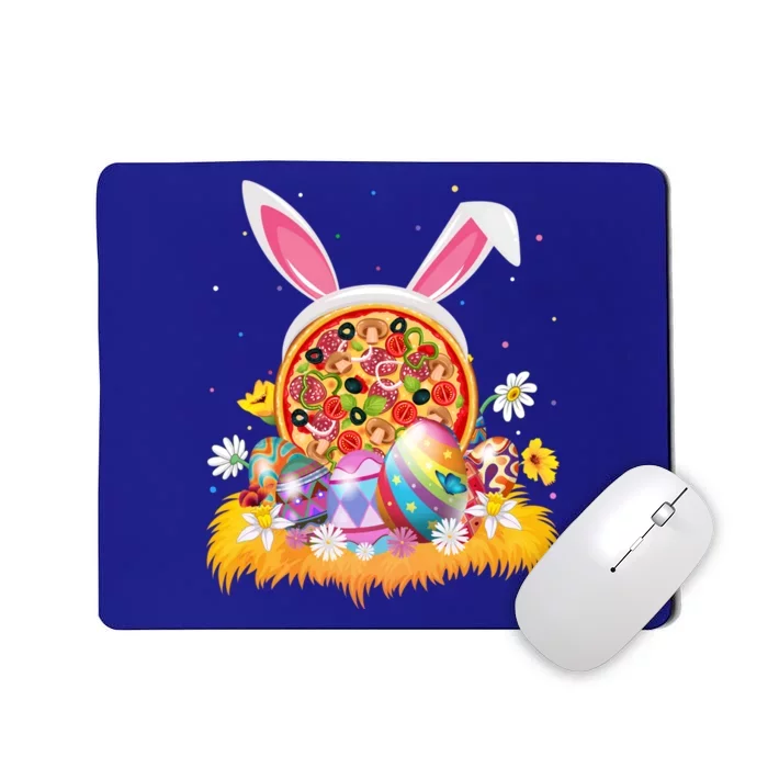 Pizza Fast Food Lover Easter Egg Funny Pizza Easter Sunday Great Gift Mousepad