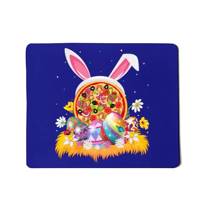 Pizza Fast Food Lover Easter Egg Funny Pizza Easter Sunday Great Gift Mousepad