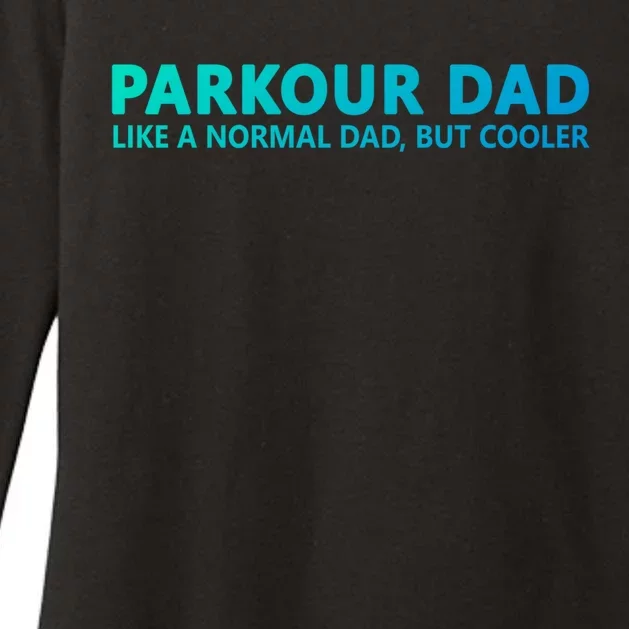 Parkour Father Free Running Parkour Dad Gift Womens CVC Long Sleeve Shirt