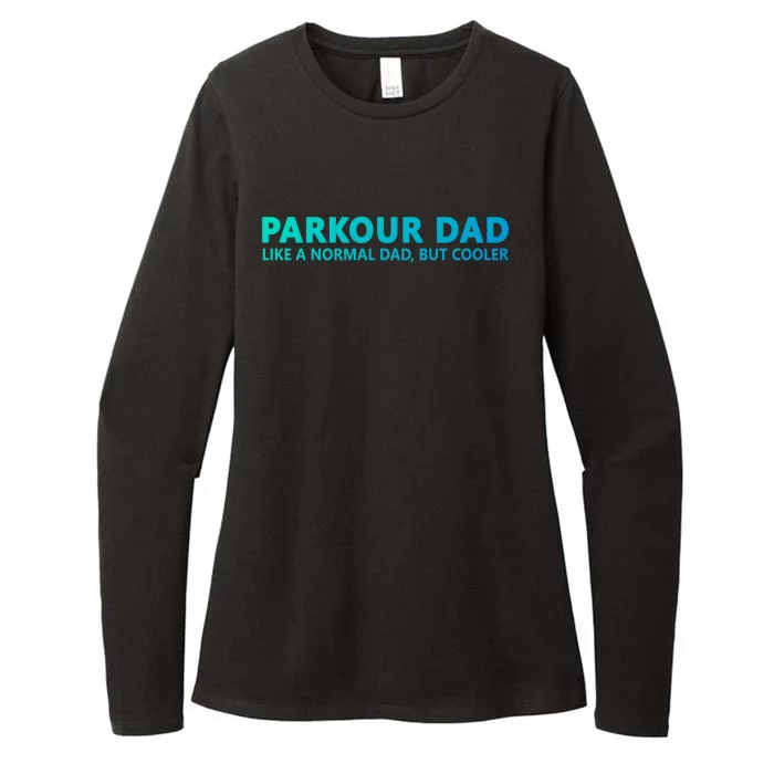 Parkour Father Free Running Parkour Dad Gift Womens CVC Long Sleeve Shirt