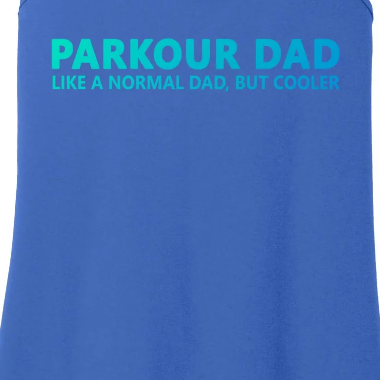 Parkour Father Free Running Parkour Dad Gift Ladies Essential Tank