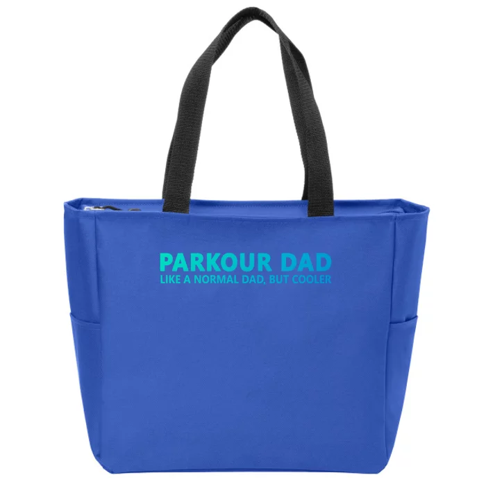 Parkour Father Free Running Parkour Dad Gift Zip Tote Bag