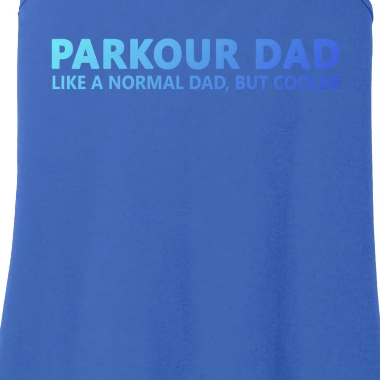 Parkour Father Free Running Parkour Dad Gift Ladies Essential Tank