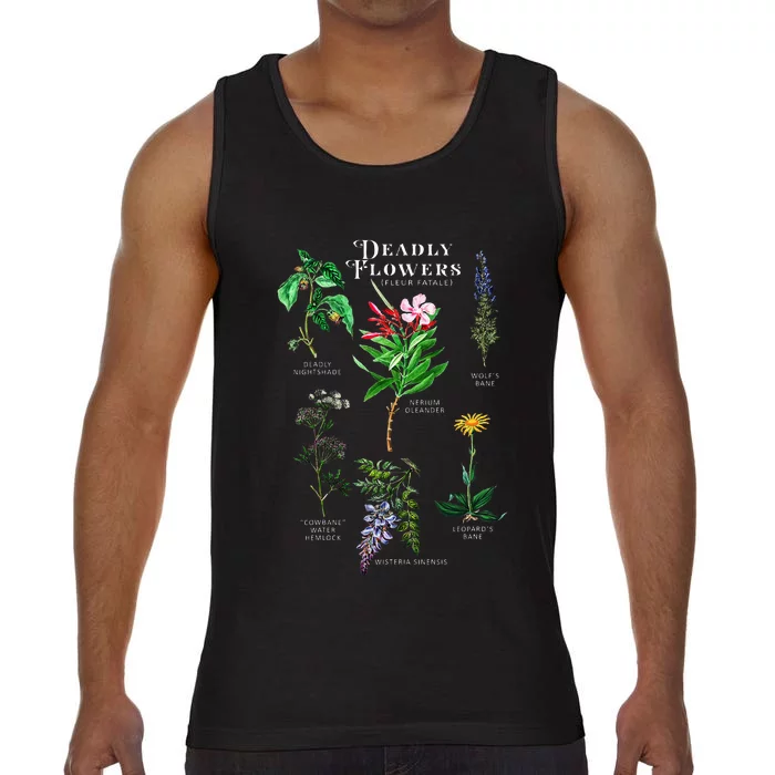 Poisonous Flowers Fleur Fatale Plant Halloween Gift Comfort Colors® Tank Top