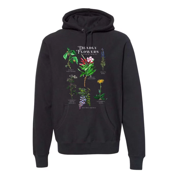 Poisonous Flowers Fleur Fatale Plant Halloween Gift Premium Hoodie