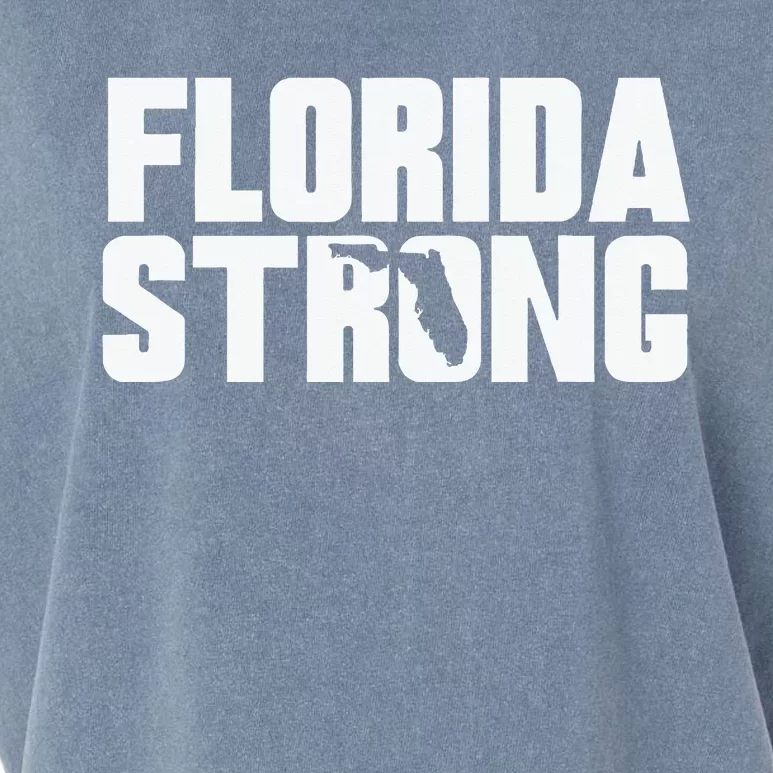 Pray For Florida Strong Garment-Dyed Women's Muscle Tee