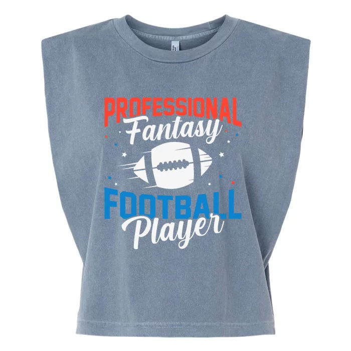 Professional Fantasy Football Game Player Draft League Day Garment-Dyed Women's Muscle Tee