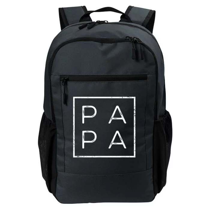 Papa Funny Fathers Day Present For Dad Him Grandpa Dada Daily Commute Backpack