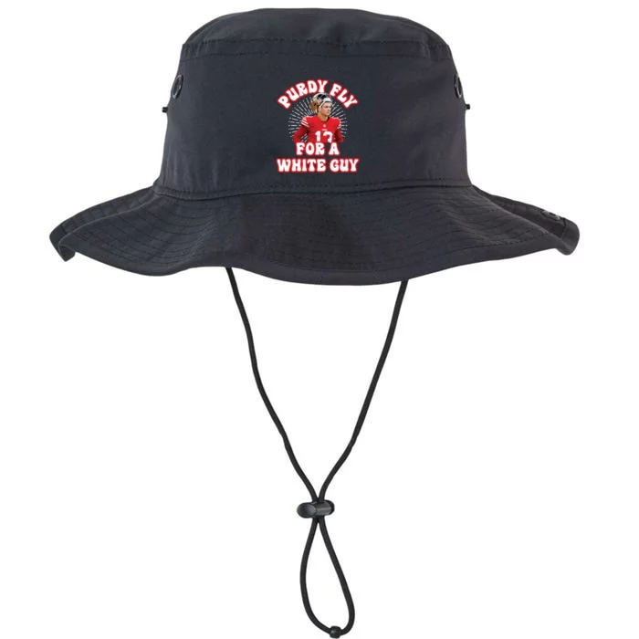 Purdy Fly For A White Guy Funny San Francisco Football Legacy Cool Fit Booney Bucket Hat