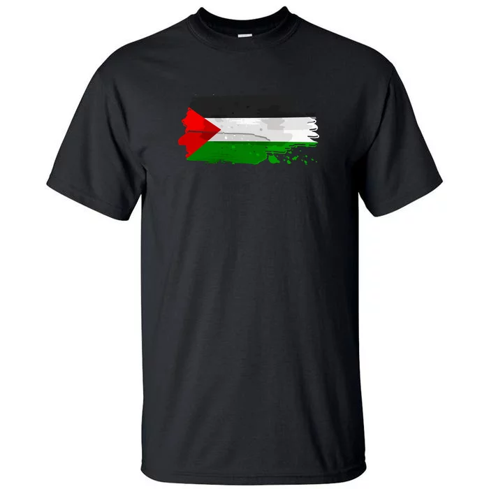 Palestine Flag Free Palestine Tall T-Shirt