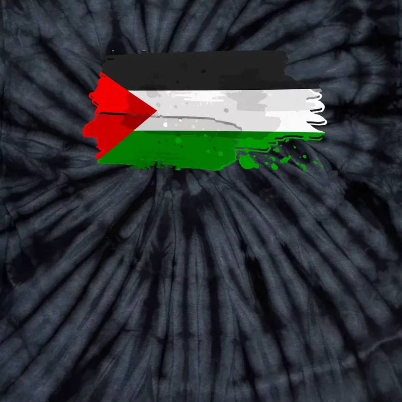 Palestine Flag Free Palestine Tie-Dye T-Shirt