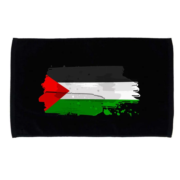 Palestine Flag Free Palestine Microfiber Hand Towel